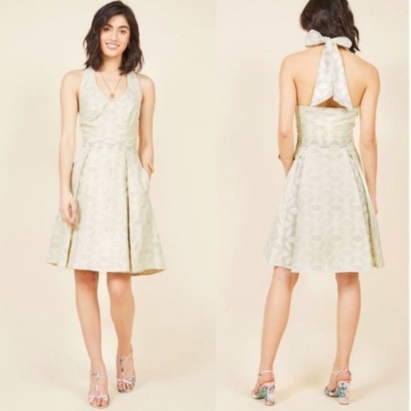 Modcloth A-line Halter Dress - Picture 4 of 5